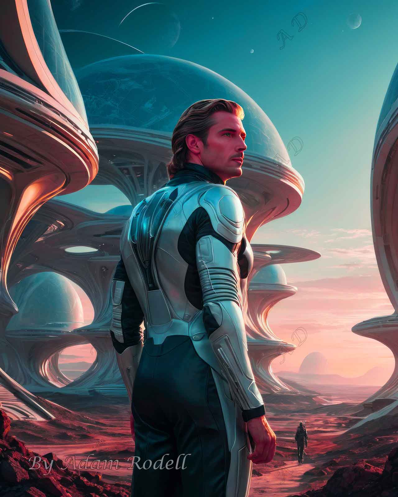 Sci-Fi PEOPLE and CREATURES. Art by Adam Rodell