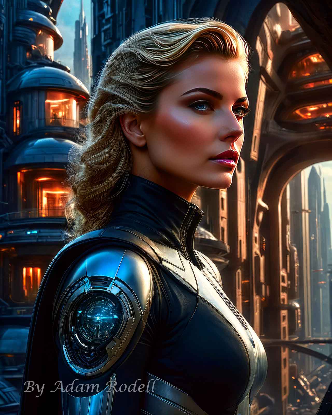 Sci-Fi PEOPLE and CREATURES. Art by Adam Rodell
