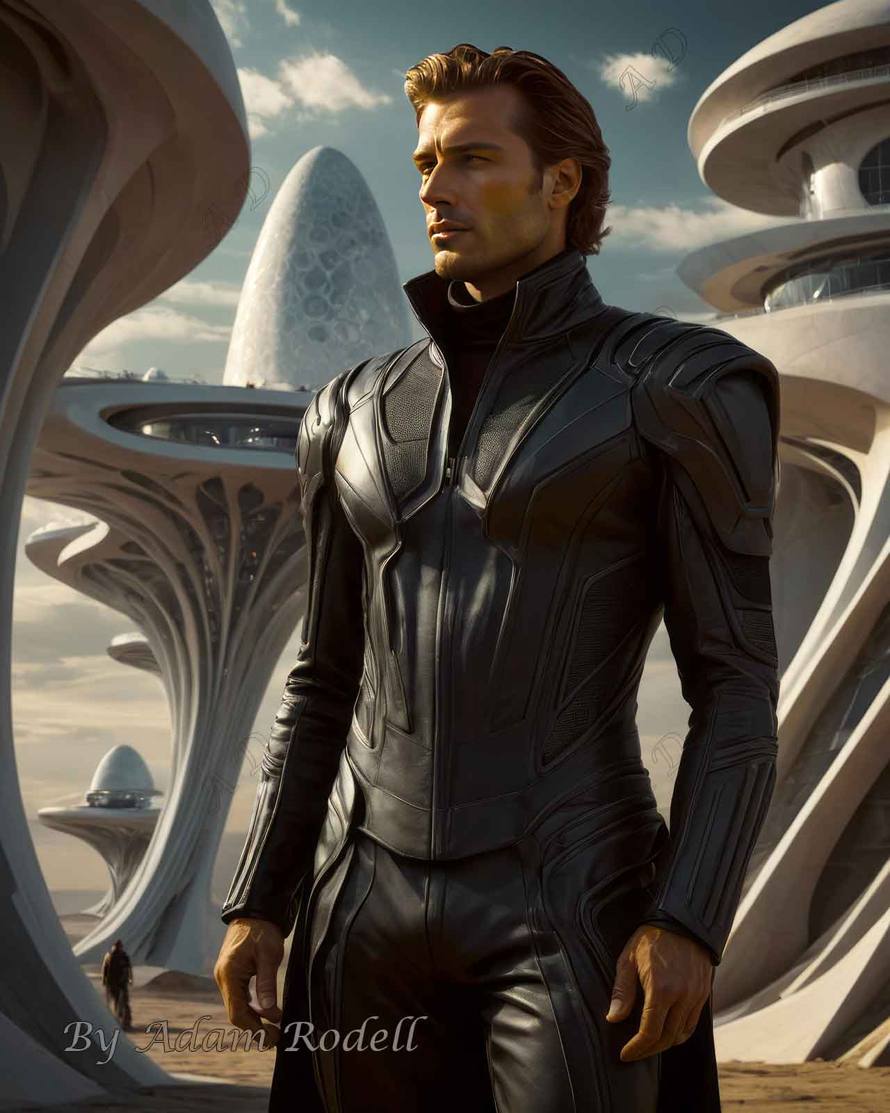 Sci-Fi PEOPLE and CREATURES. Art by Adam Rodell