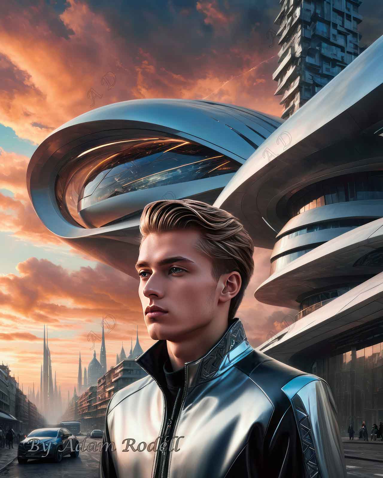 Sci-Fi PEOPLE and CREATURES. Art by Adam Rodell