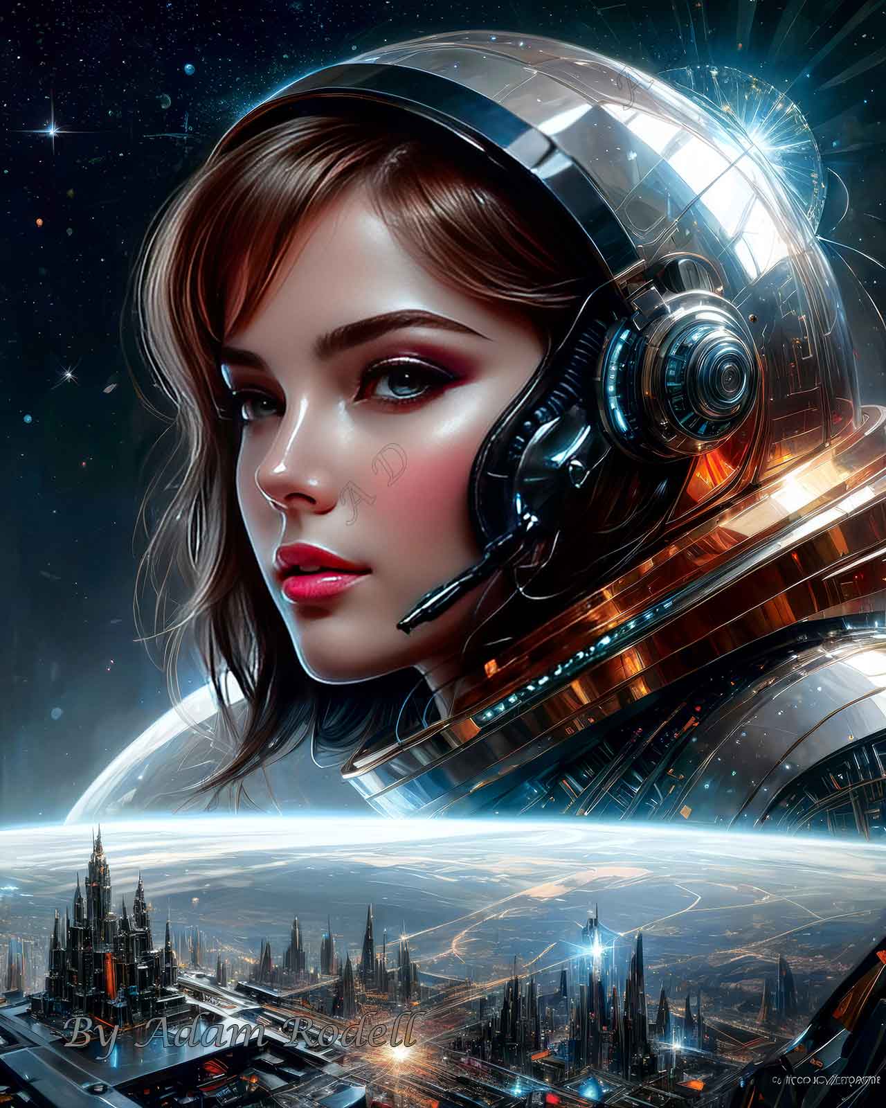 Sci-Fi PEOPLE and CREATURES. Art by Adam Rodell