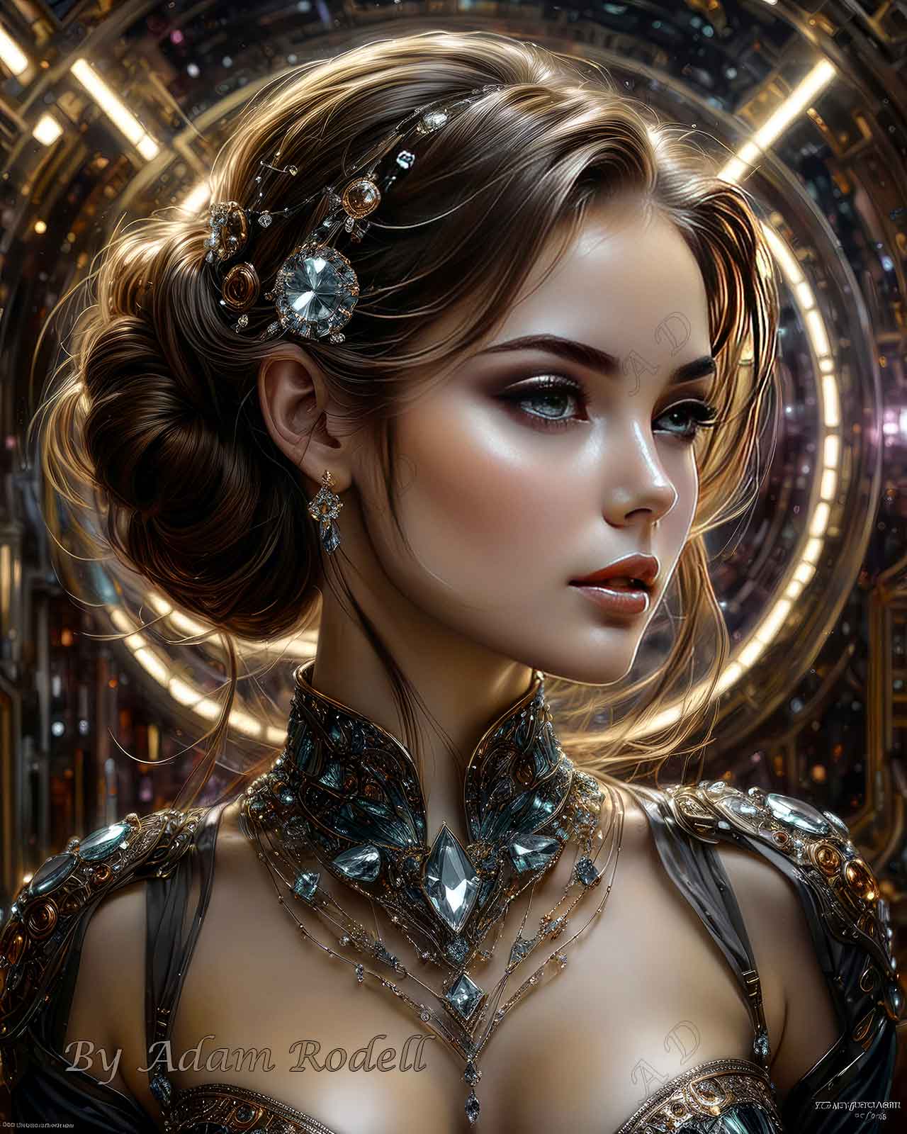 Sci-Fi PEOPLE and CREATURES. Art by Adam Rodell