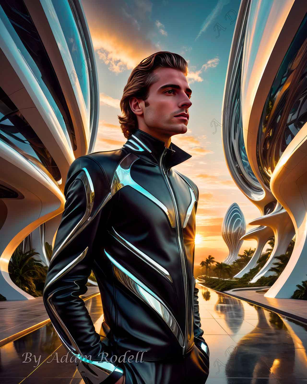 Sci-Fi PEOPLE and CREATURES. Art by Adam Rodell