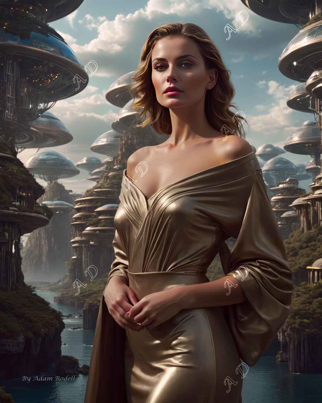 Sci-Fi PEOPLE and CREATURES. Art by Adam Rodell