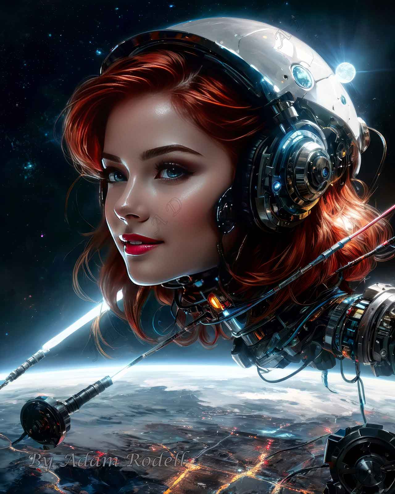 Sci-Fi PEOPLE and CREATURES. Art by Adam Rodell