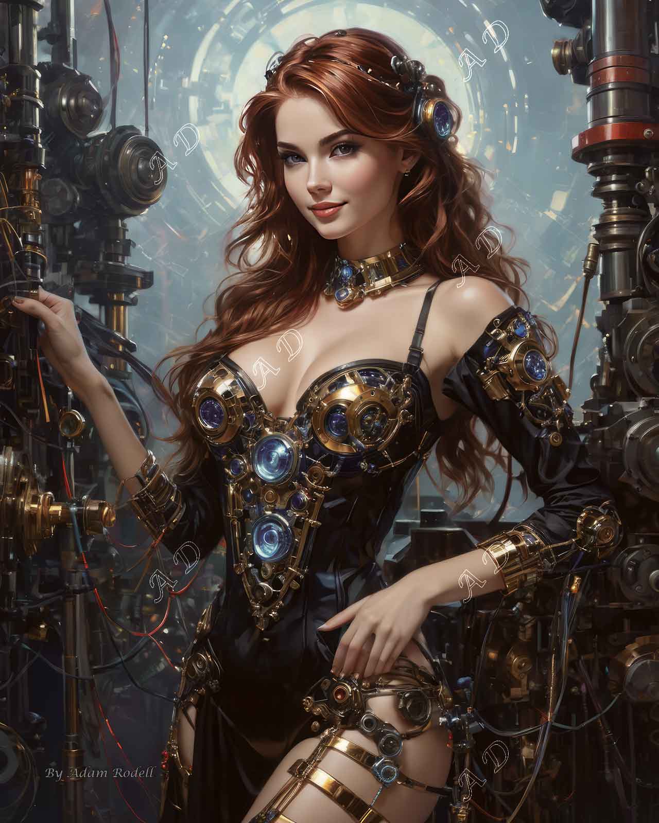 Sci-Fi PEOPLE and CREATURES. Art by Adam Rodell