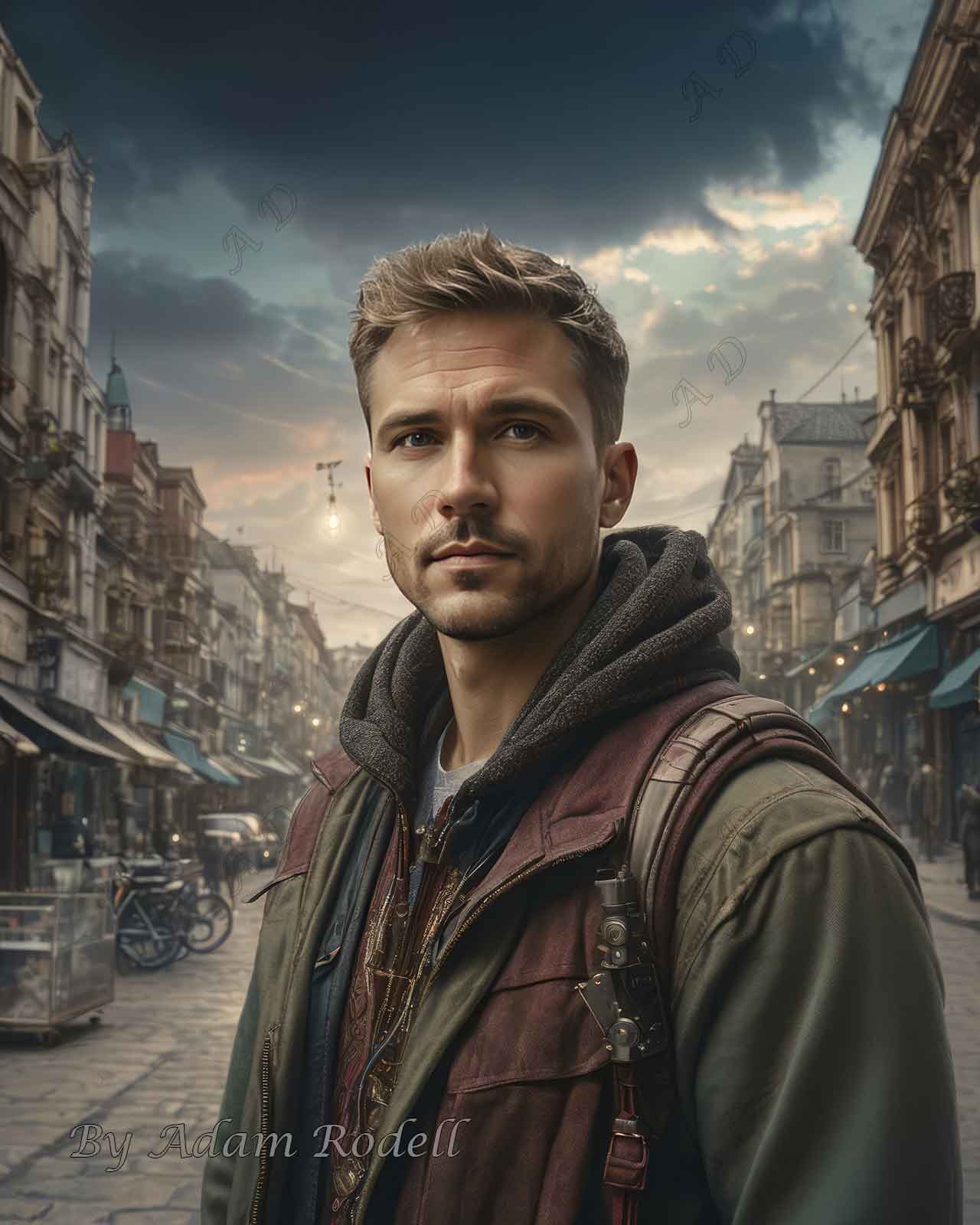 Sci-Fi PEOPLE and CREATURES. Art by Adam Rodell