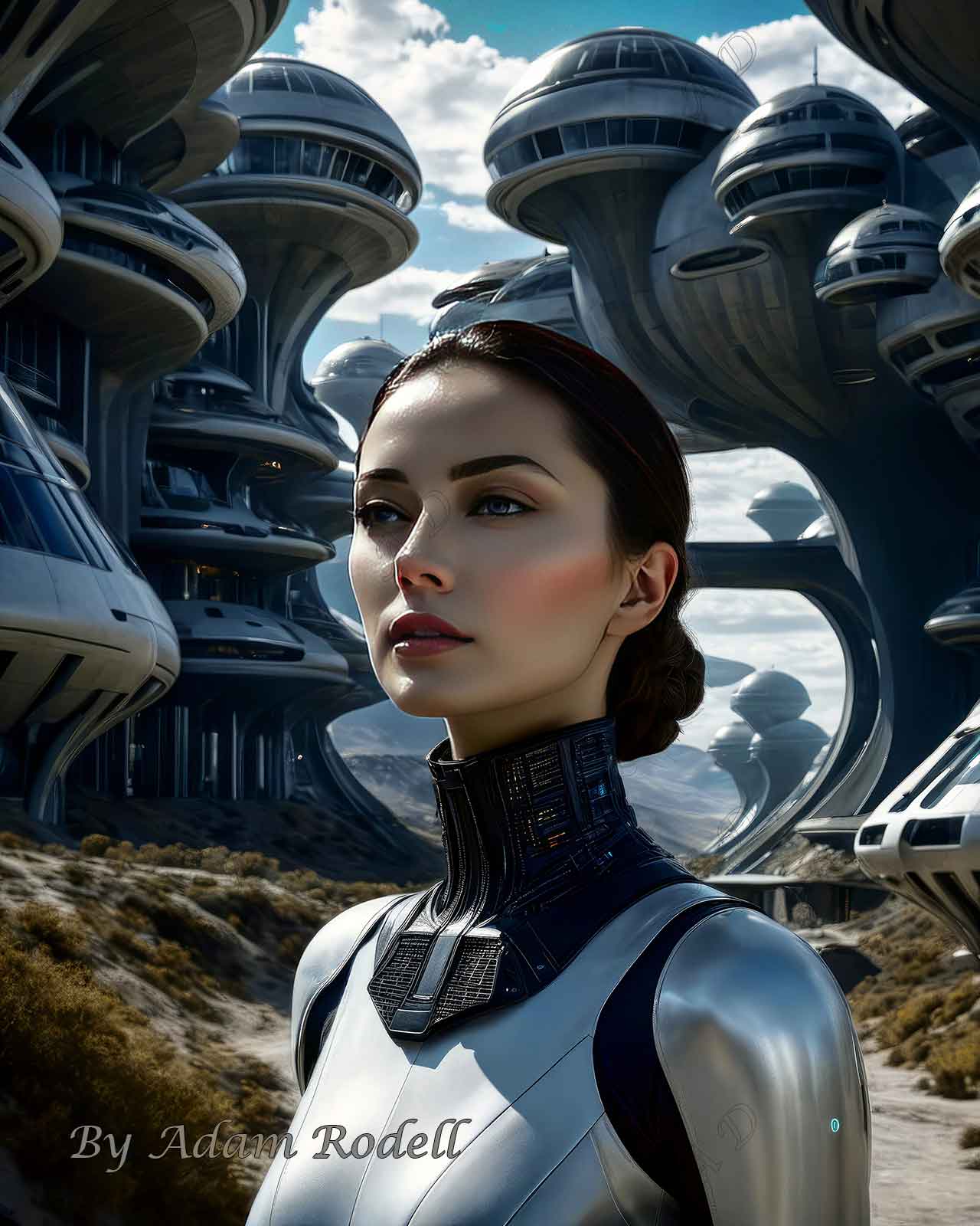 Sci-Fi PEOPLE and CREATURES. Art by Adam Rodell