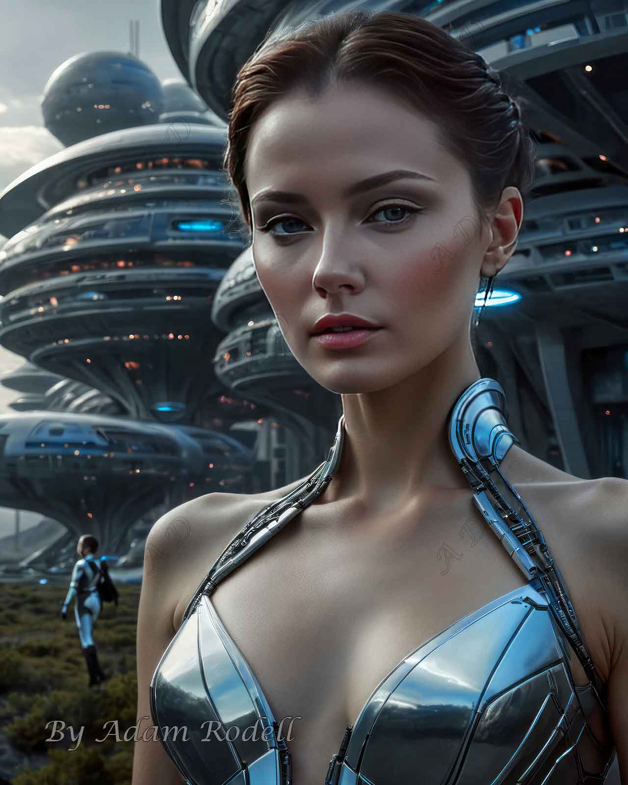 Sci-Fi PEOPLE and CREATURES. Art by Adam Rodell