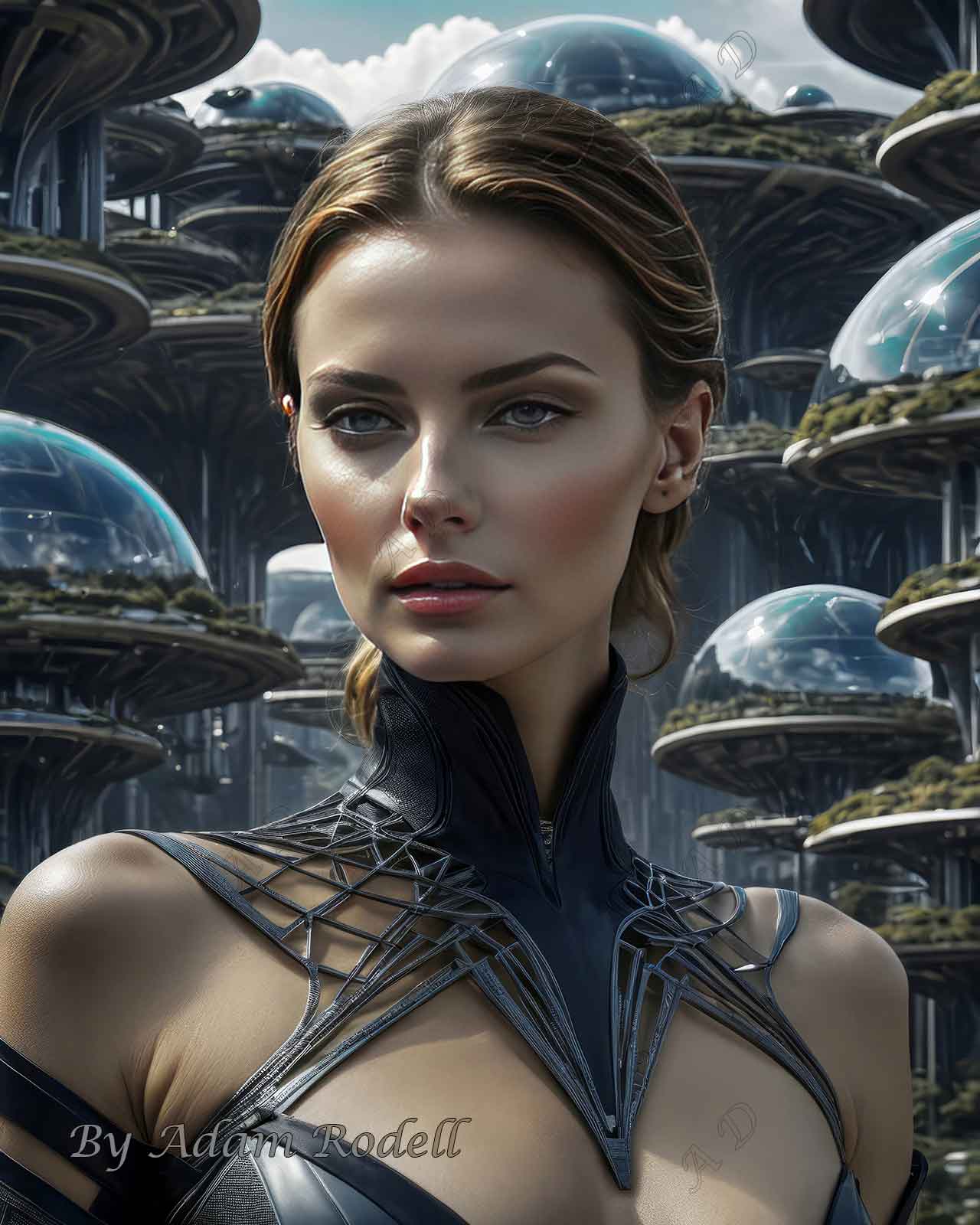 Sci-Fi PEOPLE and CREATURES. Art by Adam Rodell