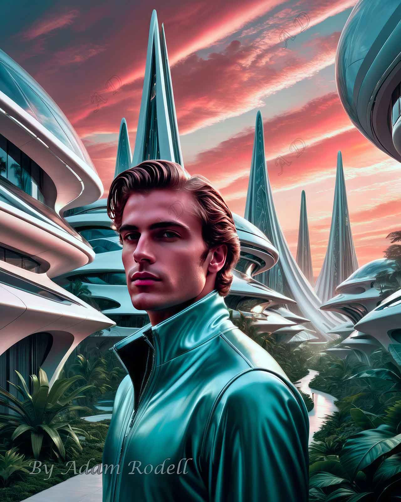 Sci-Fi PEOPLE and CREATURES. Art by Adam Rodell