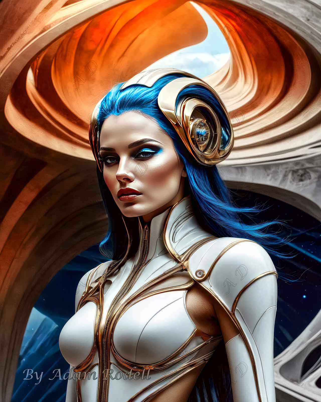Sci-Fi PEOPLE and CREATURES. Art by Adam Rodell