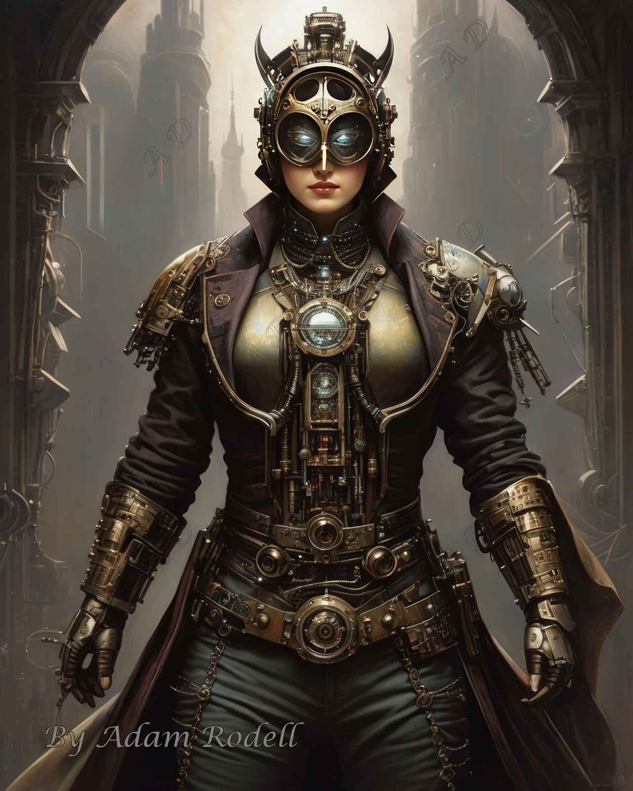 Sci-Fi PEOPLE and CREATURES. Art by Adam Rodell