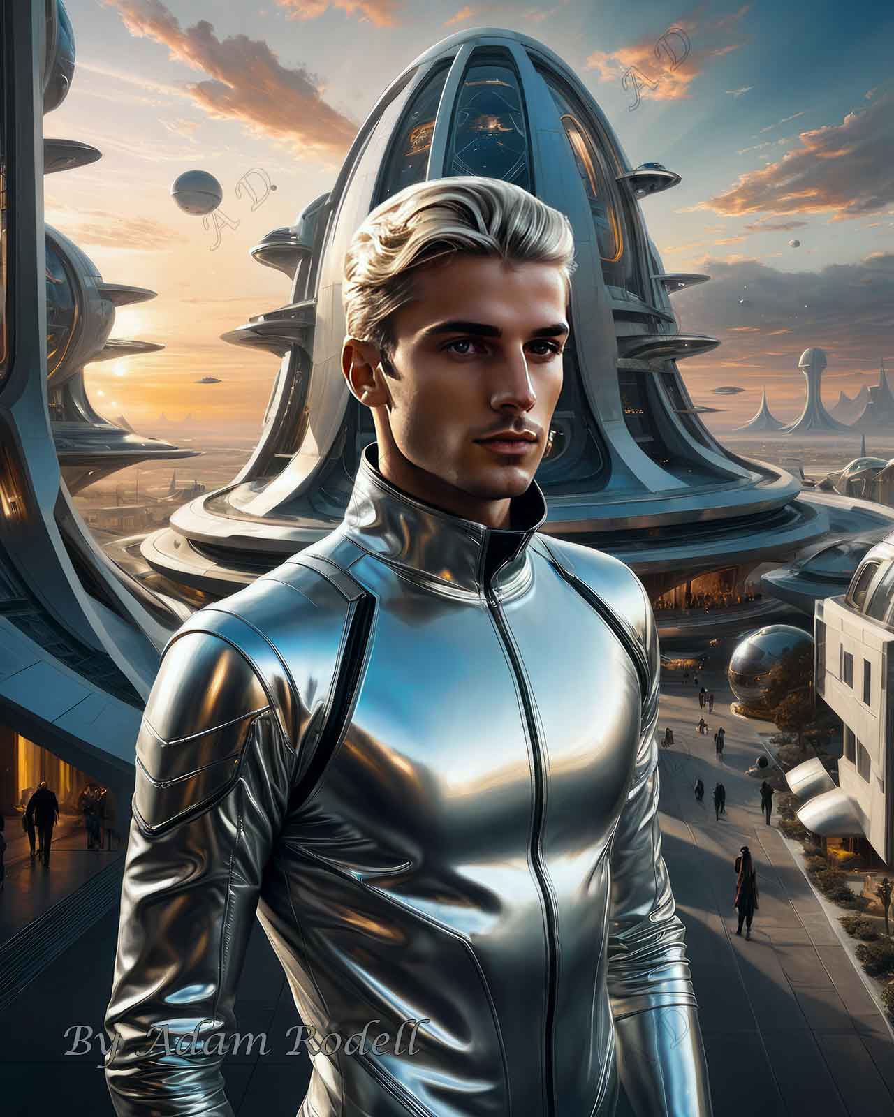 Sci-Fi PEOPLE and CREATURES. Art by Adam Rodell