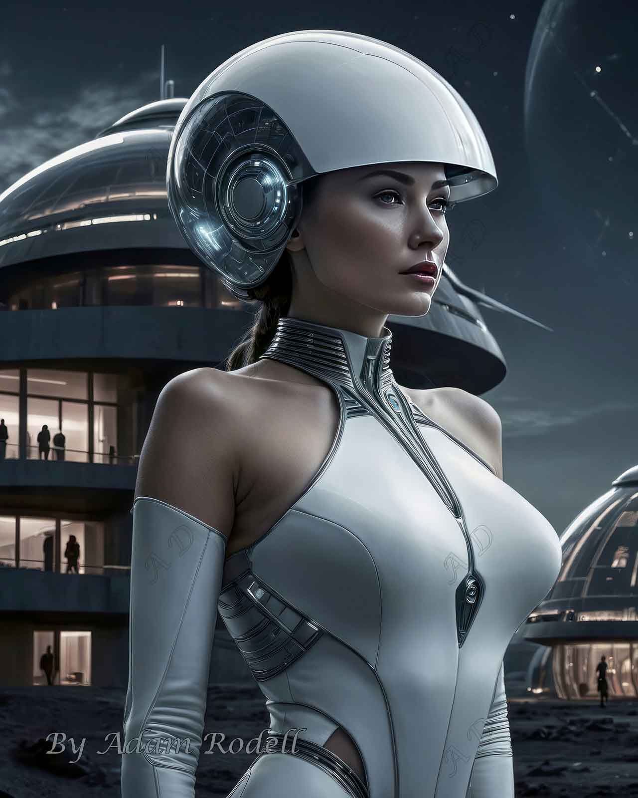 Sci-Fi PEOPLE and CREATURES. Art by Adam Rodell