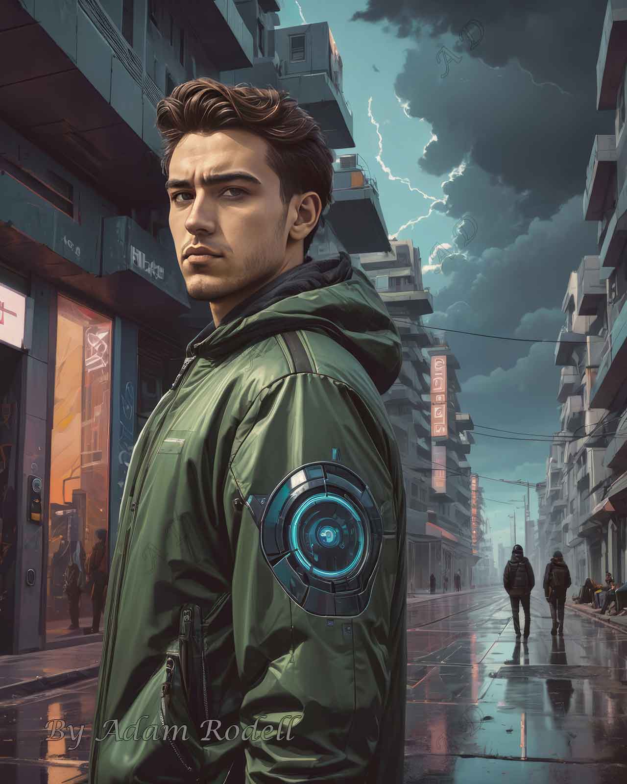 Sci-Fi PEOPLE and CREATURES. Art by Adam Rodell