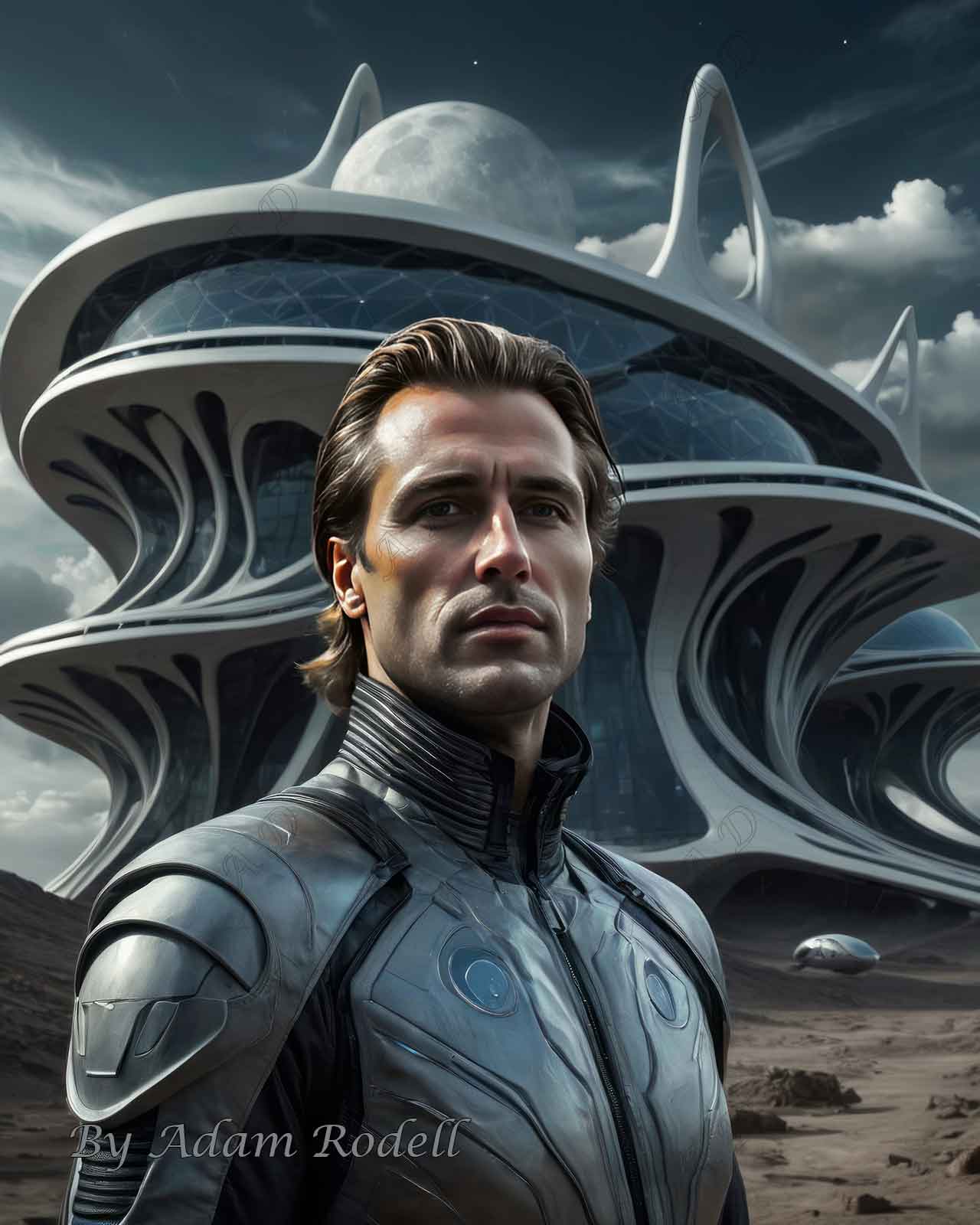Sci-Fi PEOPLE and CREATURES. Art by Adam Rodell