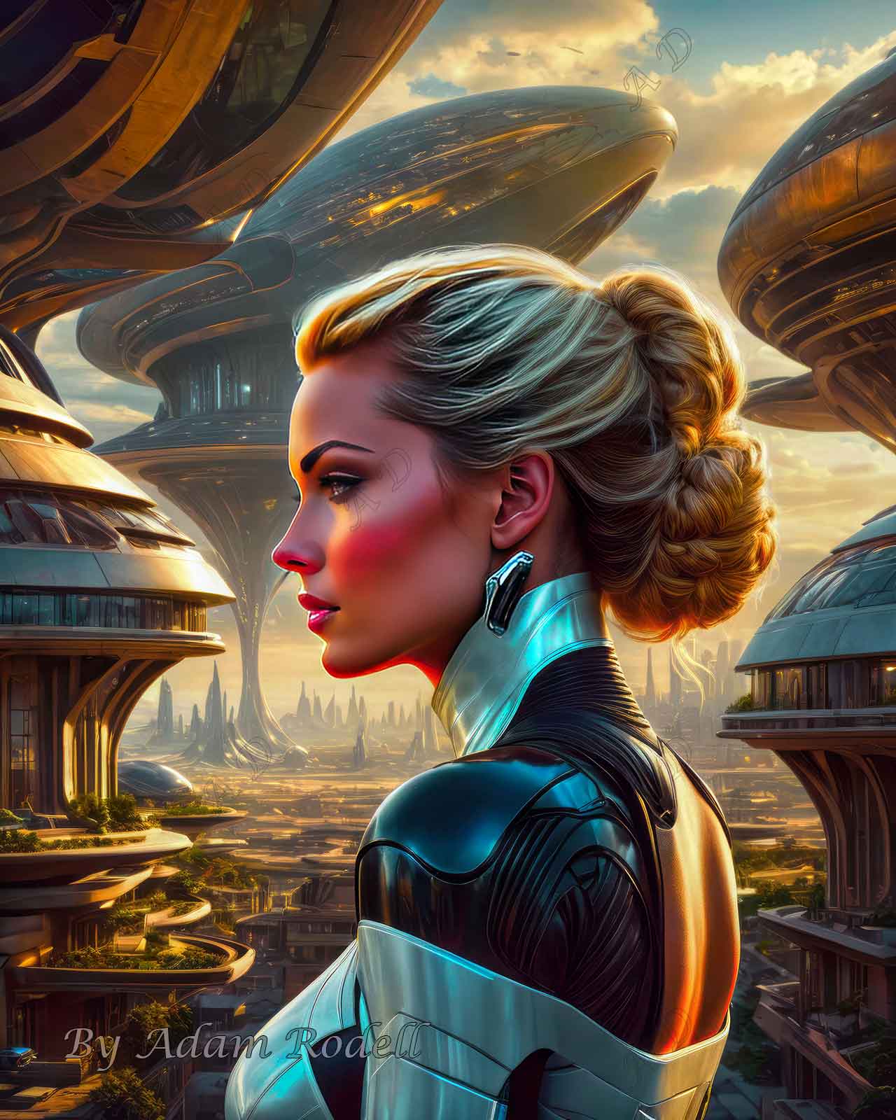 Sci-Fi PEOPLE and CREATURES. Art by Adam Rodell