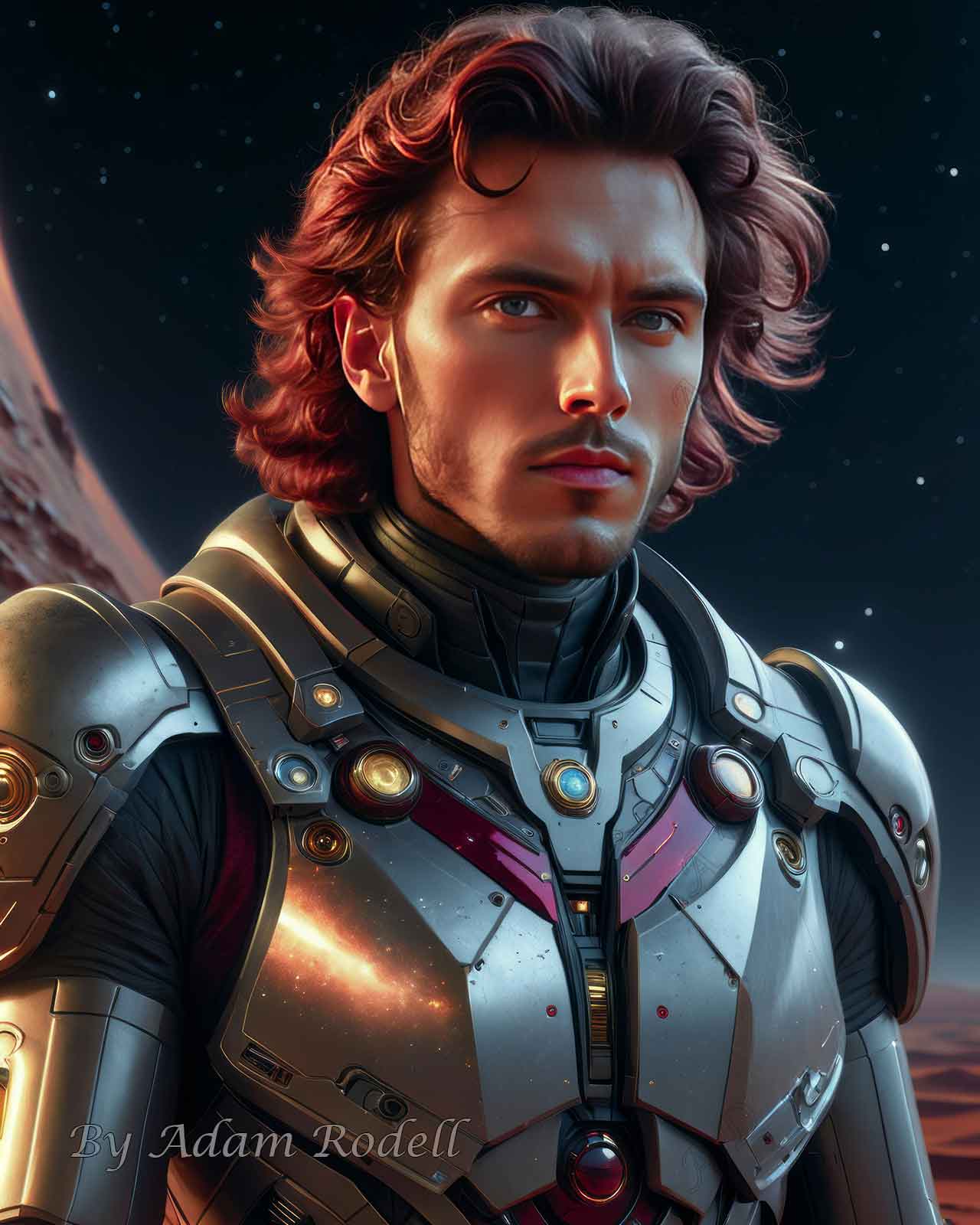 Sci-Fi PEOPLE and CREATURES. Art by Adam Rodell
