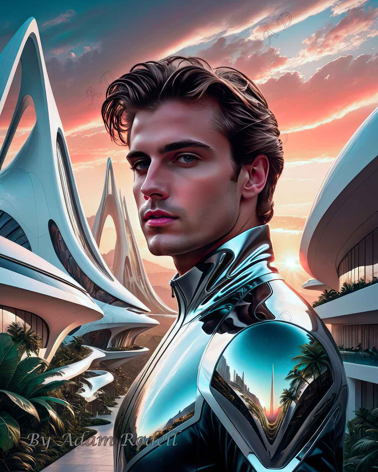 Sci-Fi PEOPLE and CREATURES. Art by Adam Rodell