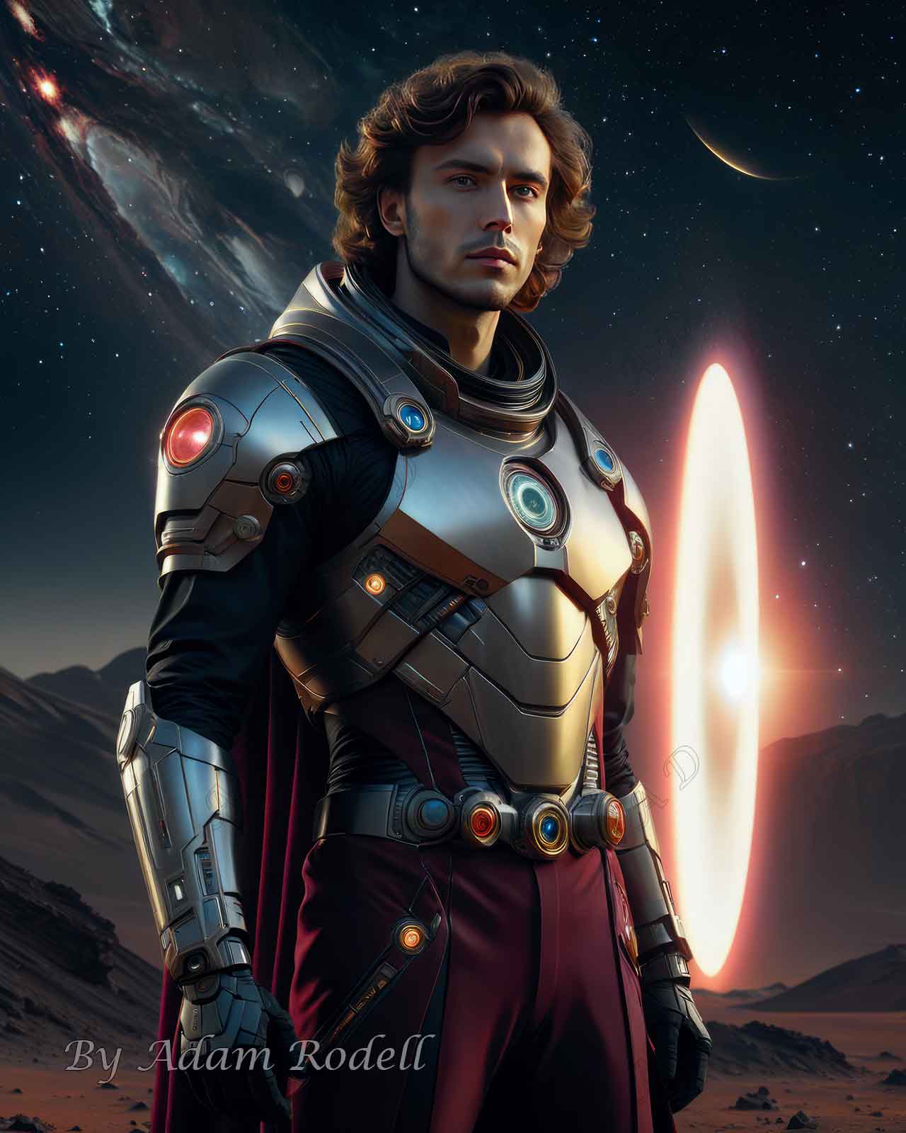Sci-Fi PEOPLE and CREATURES. Art by Adam Rodell