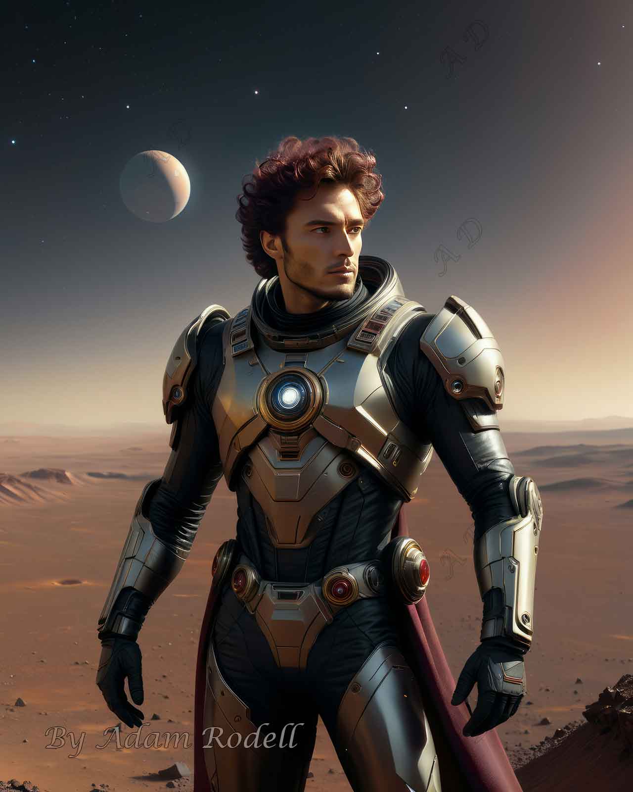 Sci-Fi PEOPLE and CREATURES. Art by Adam Rodell