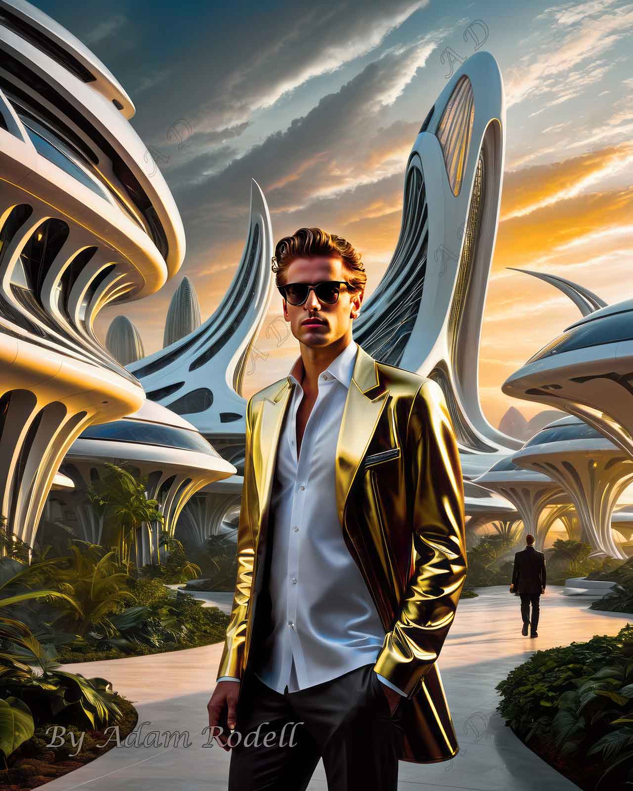 Sci-Fi PEOPLE and CREATURES. Art by Adam Rodell