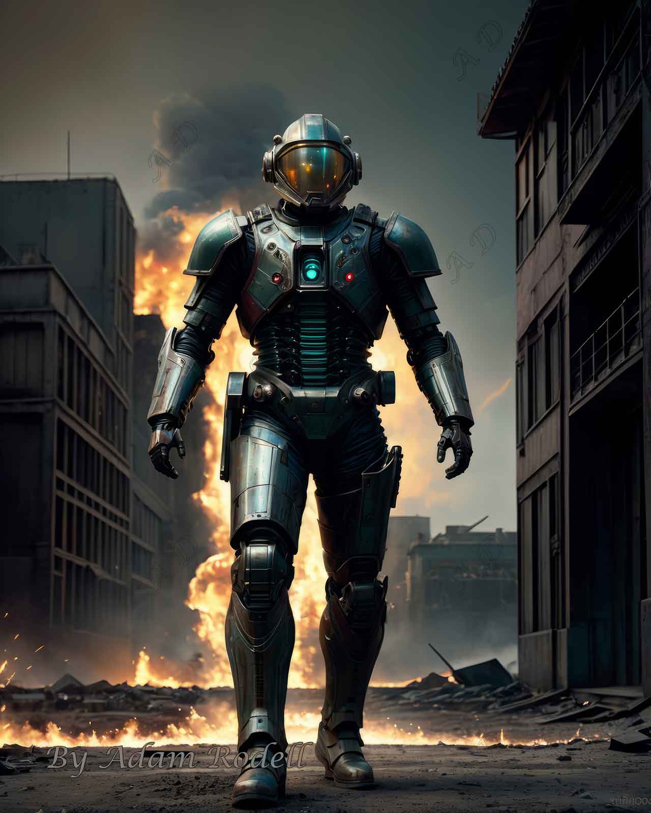 Sci-Fi PEOPLE and CREATURES. Art by Adam Rodell