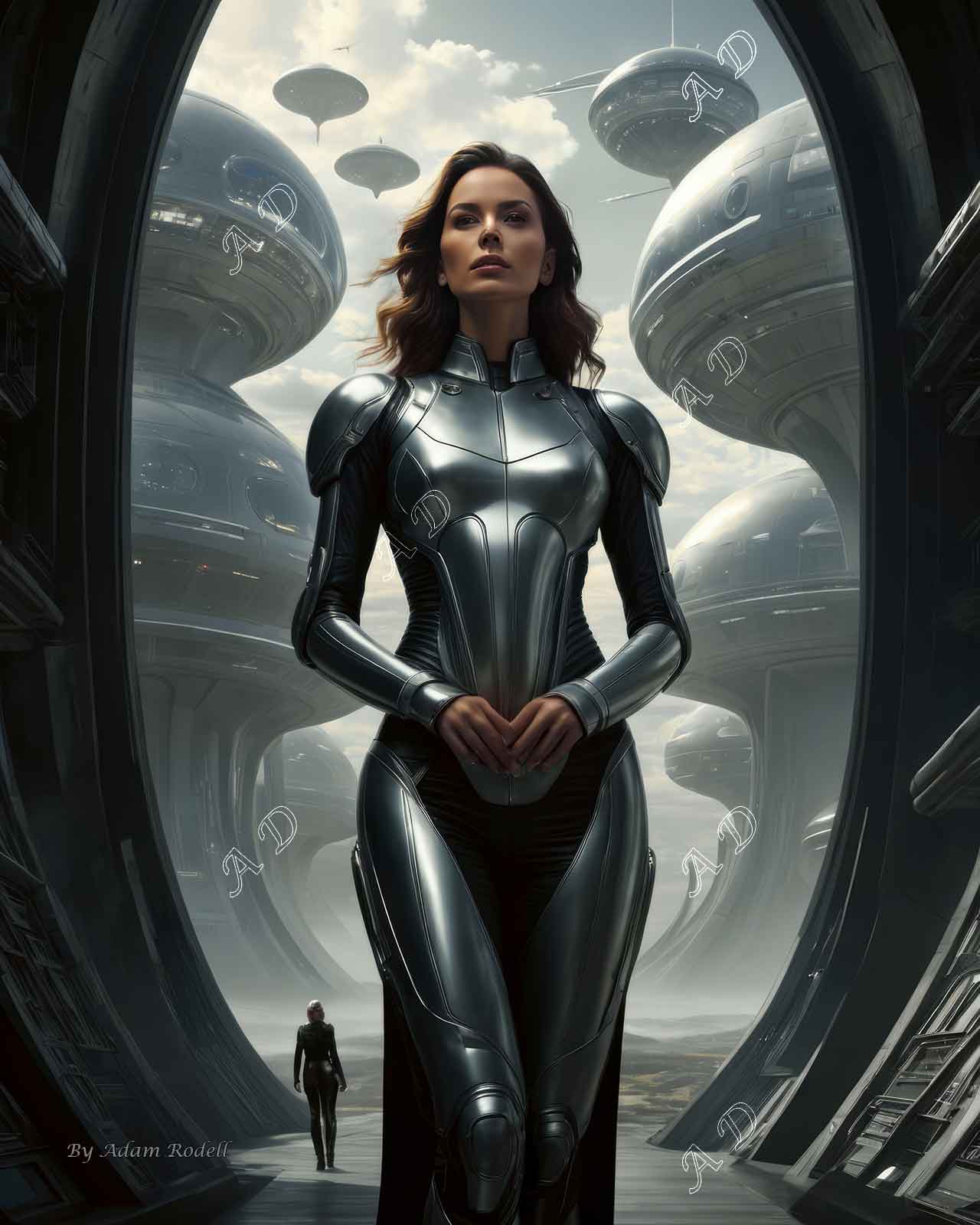Sci-Fi PEOPLE and CREATURES. Art by Adam Rodell