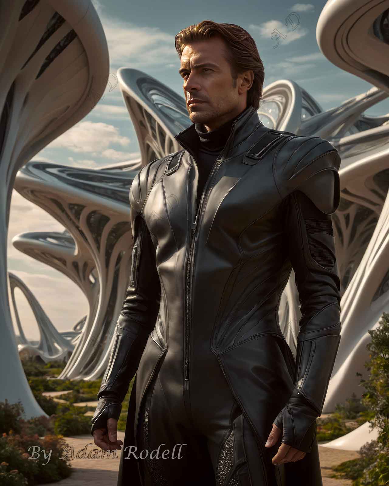 Sci-Fi PEOPLE and CREATURES. Art by Adam Rodell
