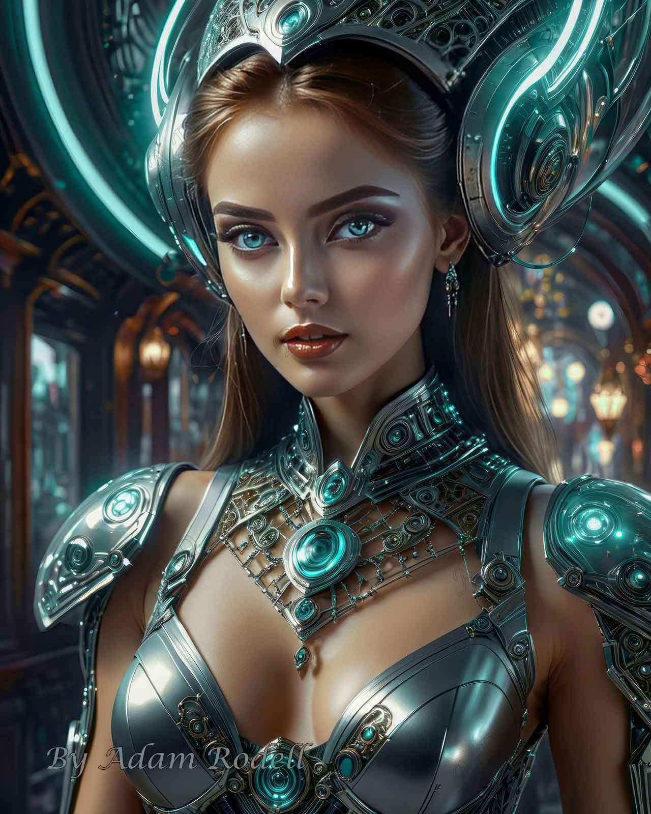Sci-Fi PEOPLE and CREATURES. Art by Adam Rodell
