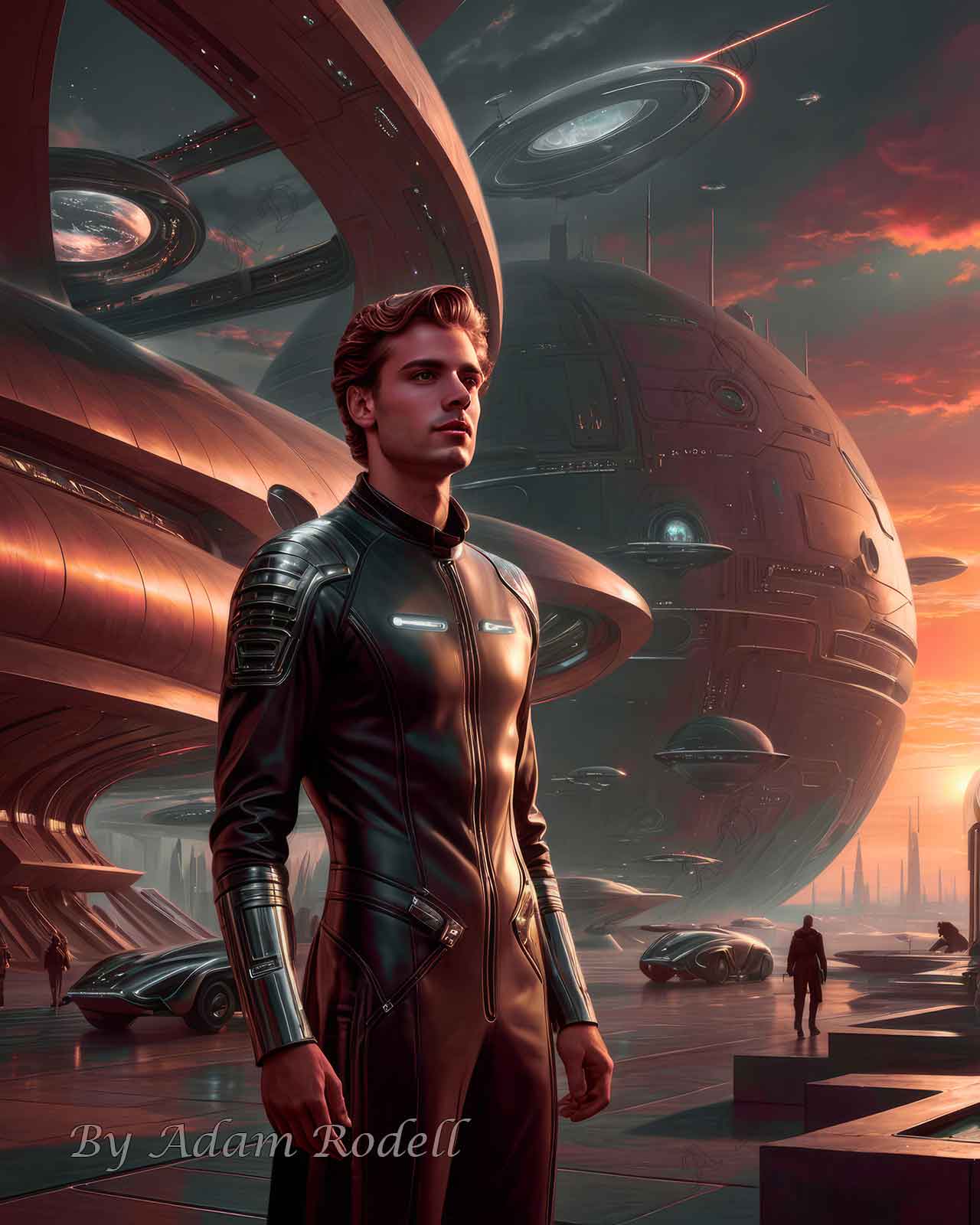 Sci-Fi PEOPLE and CREATURES. Art by Adam Rodell