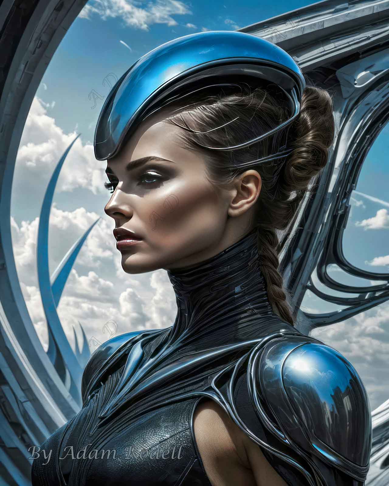 Sci-Fi PEOPLE and CREATURES. Art by Adam Rodell