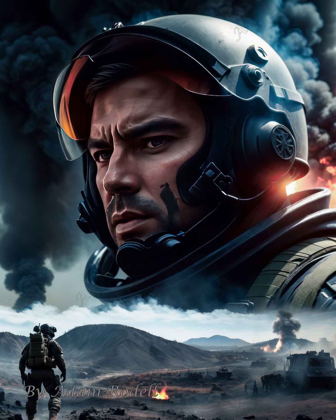 Sci-Fi PEOPLE and CREATURES. Art by Adam Rodell
