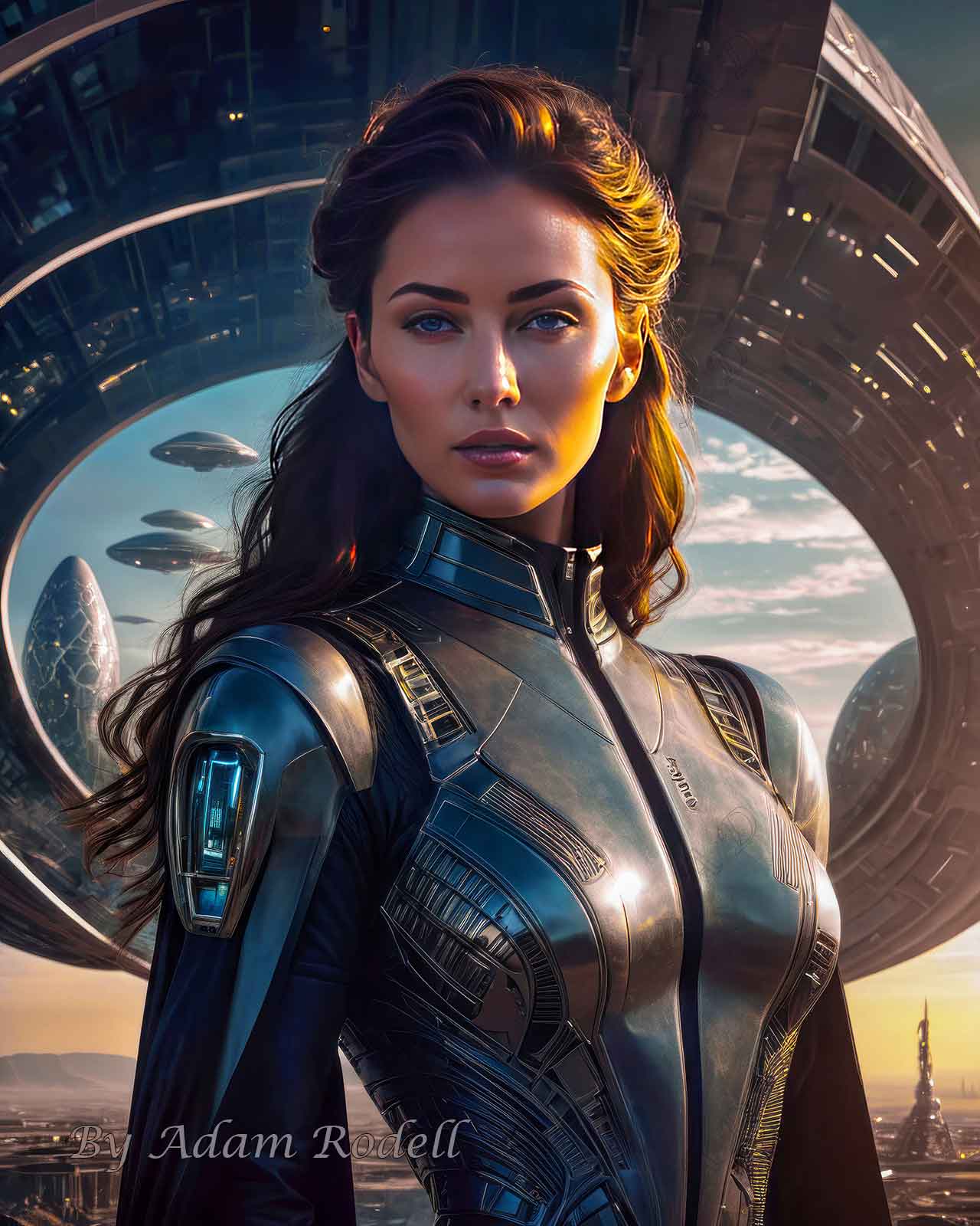 Sci-Fi PEOPLE and CREATURES. Art by Adam Rodell
