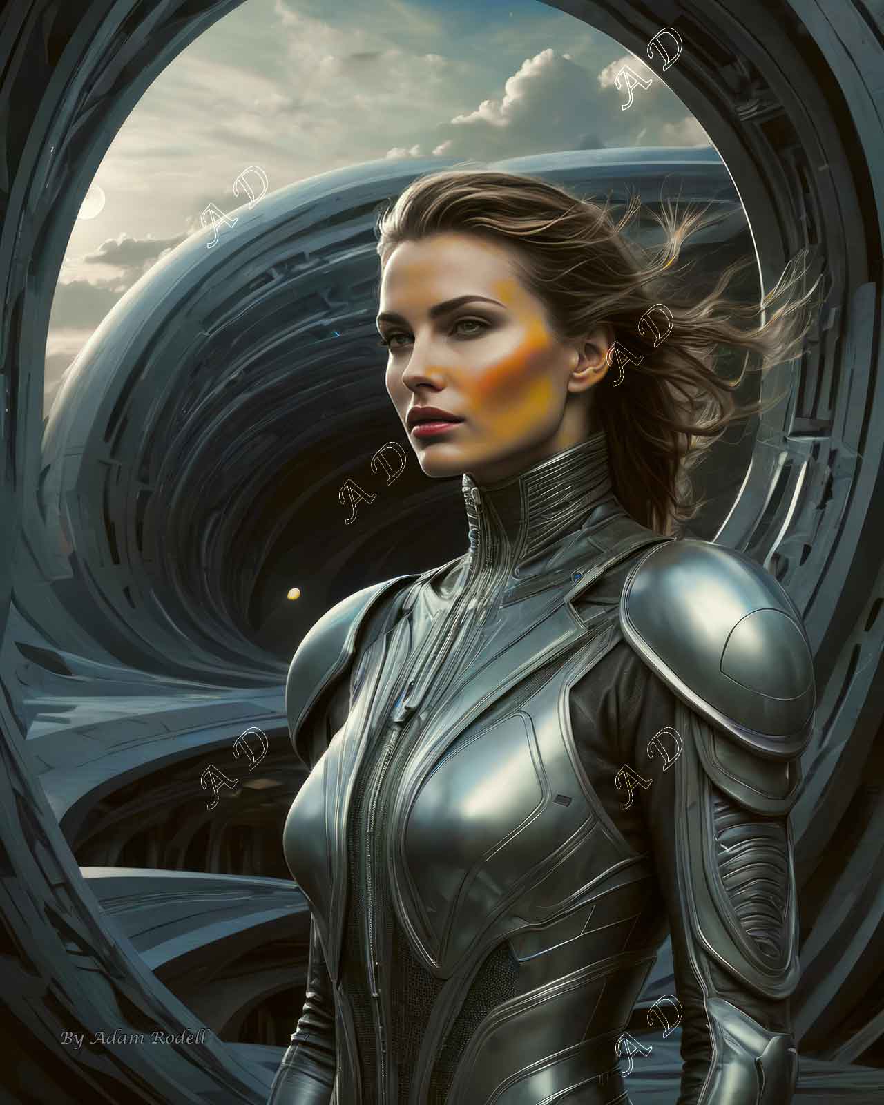 Sci-Fi PEOPLE and CREATURES. Art by Adam Rodell