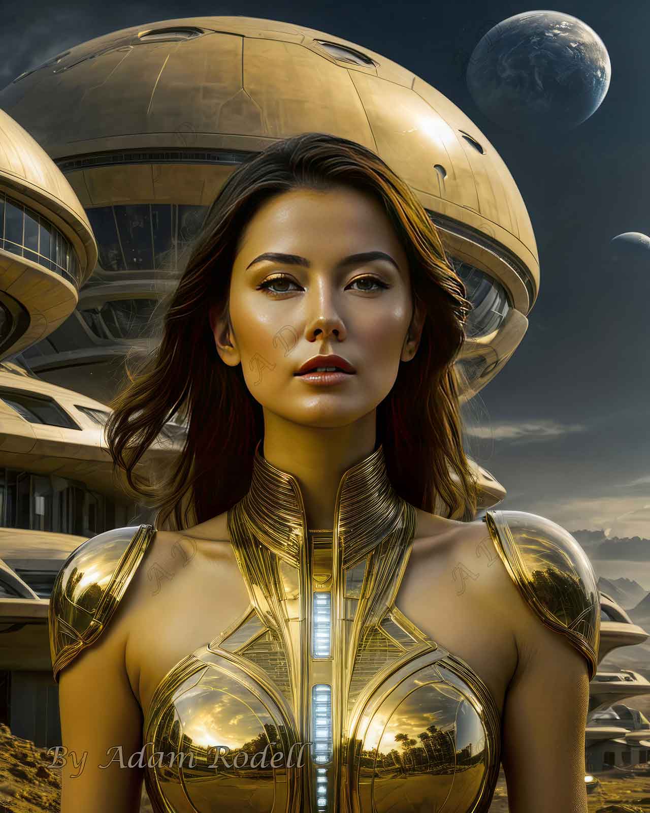 Sci-Fi PEOPLE and CREATURES. Art by Adam Rodell