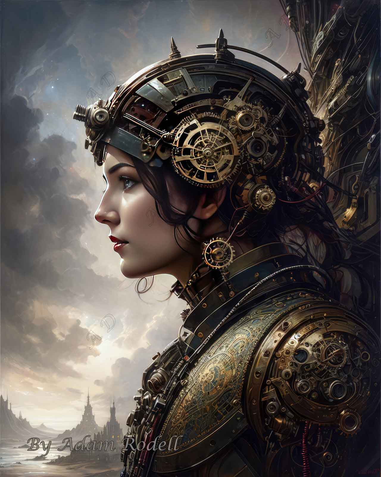 Sci-Fi PEOPLE and CREATURES. Art by Adam Rodell
