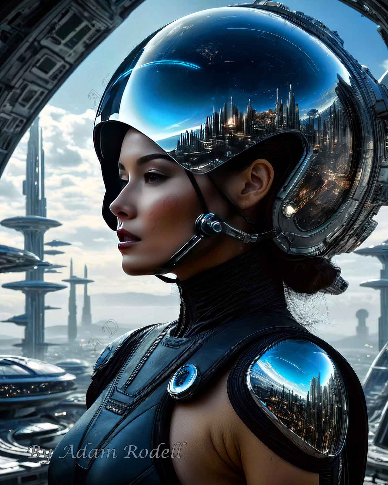 Sci-Fi PEOPLE and CREATURES. Art by Adam Rodell